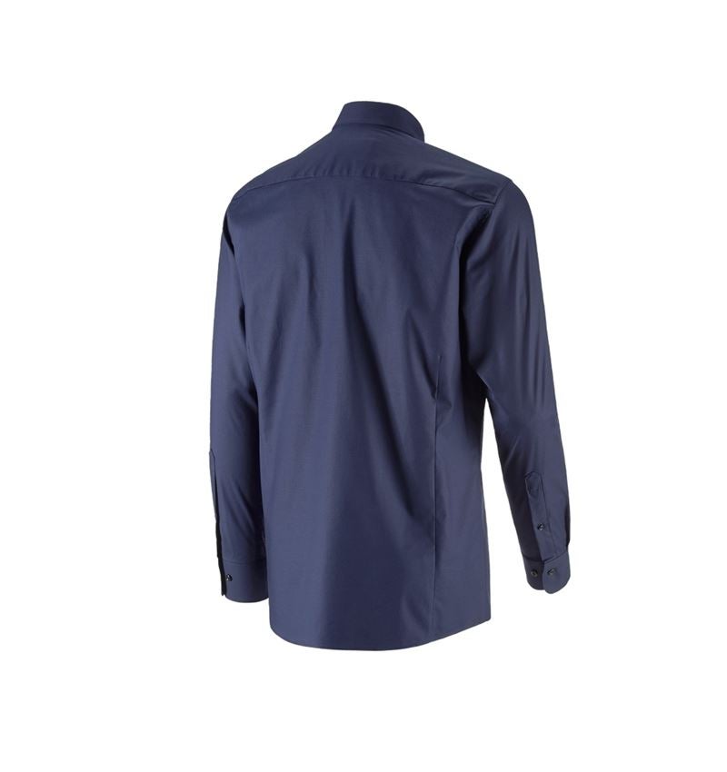 Bovenkleding: e.s. Business overhemd cotton stretch, regular fit + donkerblauw 4