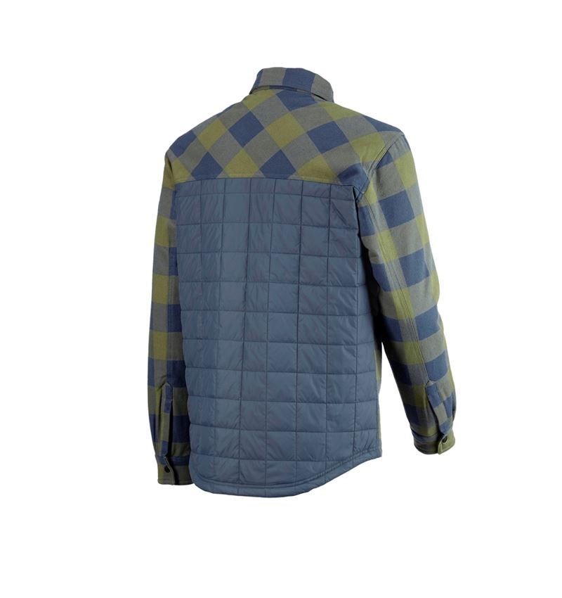 Bovenkleding: Allseason ruitjeshemd e.s.iconic + berggroen/oxideblauw 6