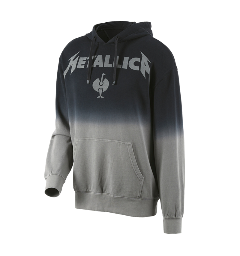 Kleding: Metallica cotton hoodie, men + zwart/graniet 3