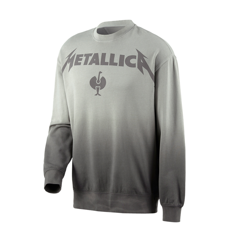 Bovenkleding: Metallica cotton sweatshirt + magneetgrijs/graniet 3