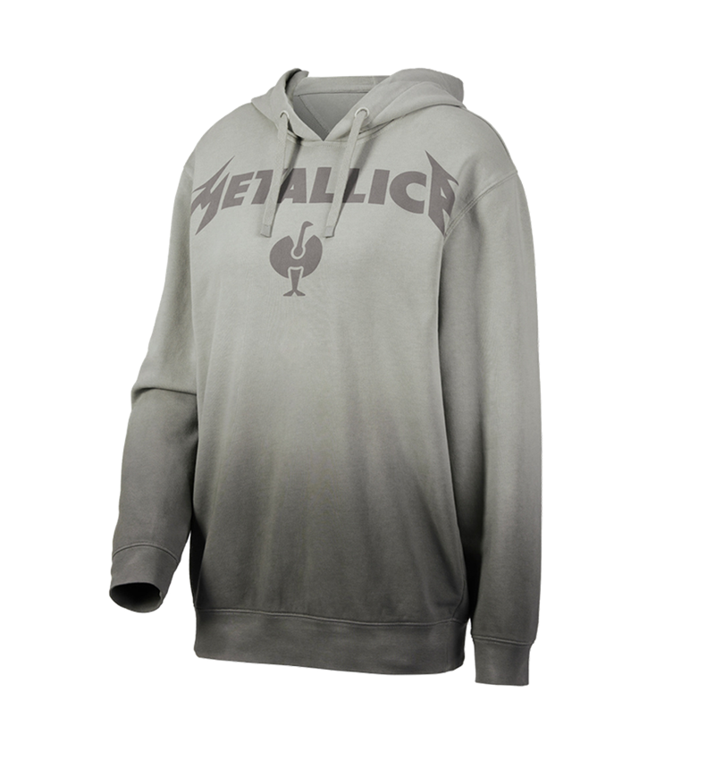 Kleding: Metallica cotton hoodie, ladies + magneetgrijs/graniet 3