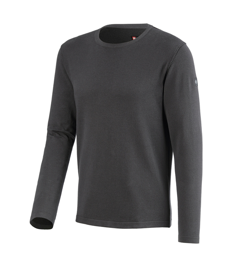 Bovenkleding: Gebreide pullover e.s.iconic + carbongrijs 8
