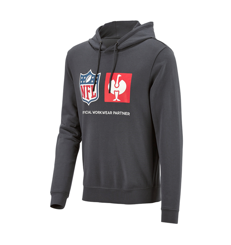 Kleding: NFL Hoodie cotton + carbongrijs 5