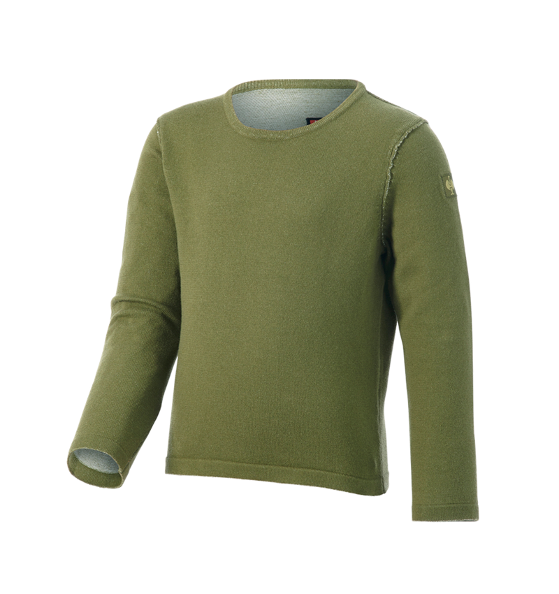 Bovenkleding: Gebreide pullover e.s.iconic, kinderen + berggroen 5