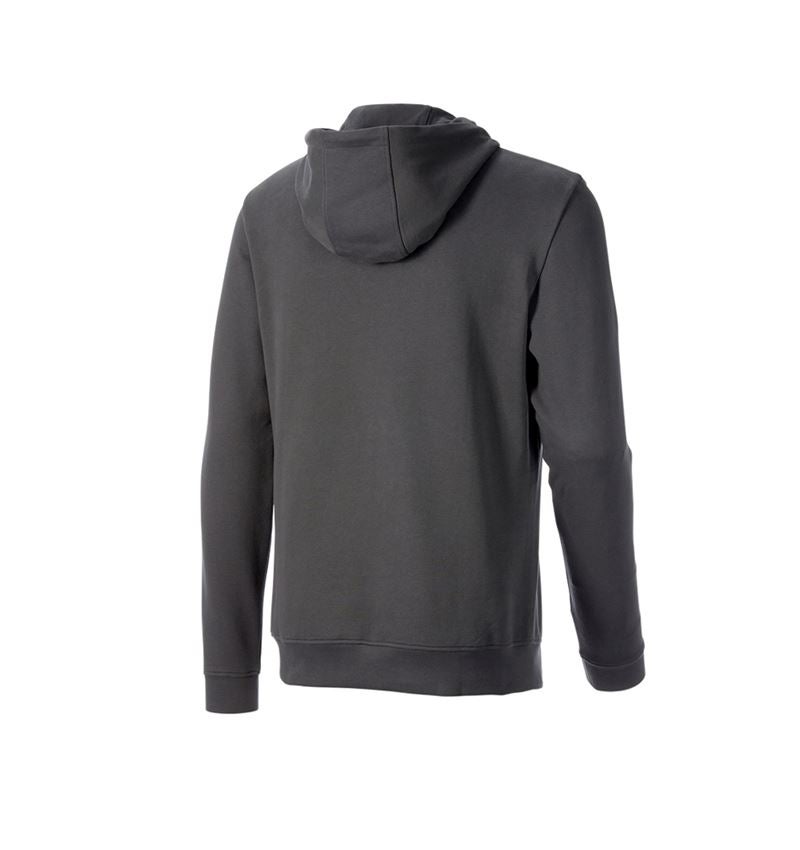 Kleding: Hoody-Sweatshirt e.s.iconic works + carbongrijs 4