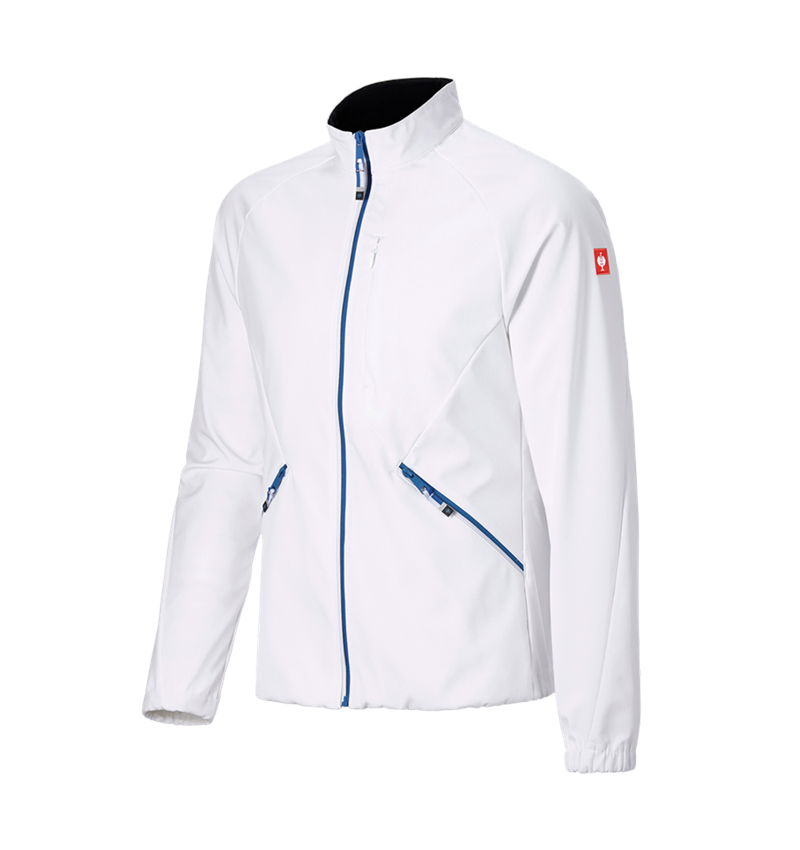 Kleding: Softshelljack e.s.ambition + wit/gentiaanblauw 6