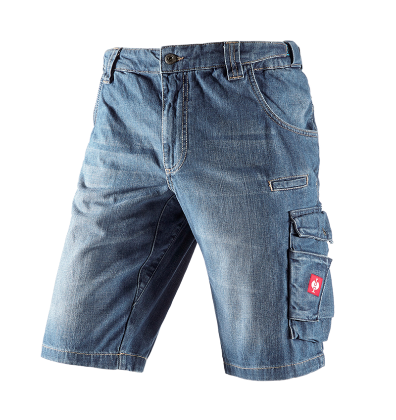 Werkbroeken: e.s. Worker-jeans-short + stonewashed 2