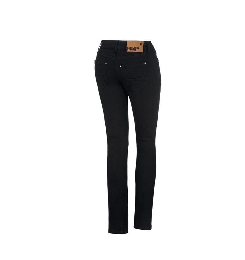 Werkbroeken: e.s. 7-pocket-jeans, dames + zwart 4