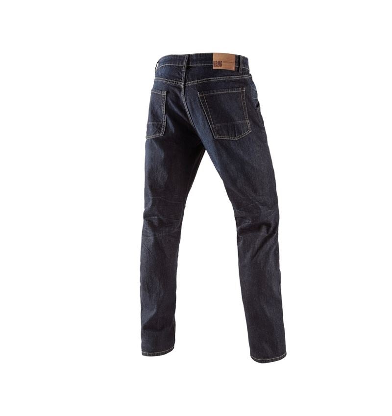 Werkbroeken: e.s. 5-pocket-jeans POWERdenim + darkwashed 2