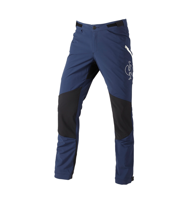 Werkbroeken: Functionele broek e.s.trail + diepblauw/wit 3