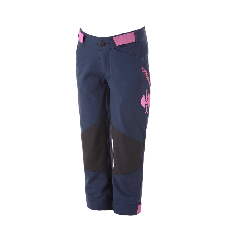 Kleding: Functionele broek e.s.trail, kinderen + diepblauw/tarapink 4