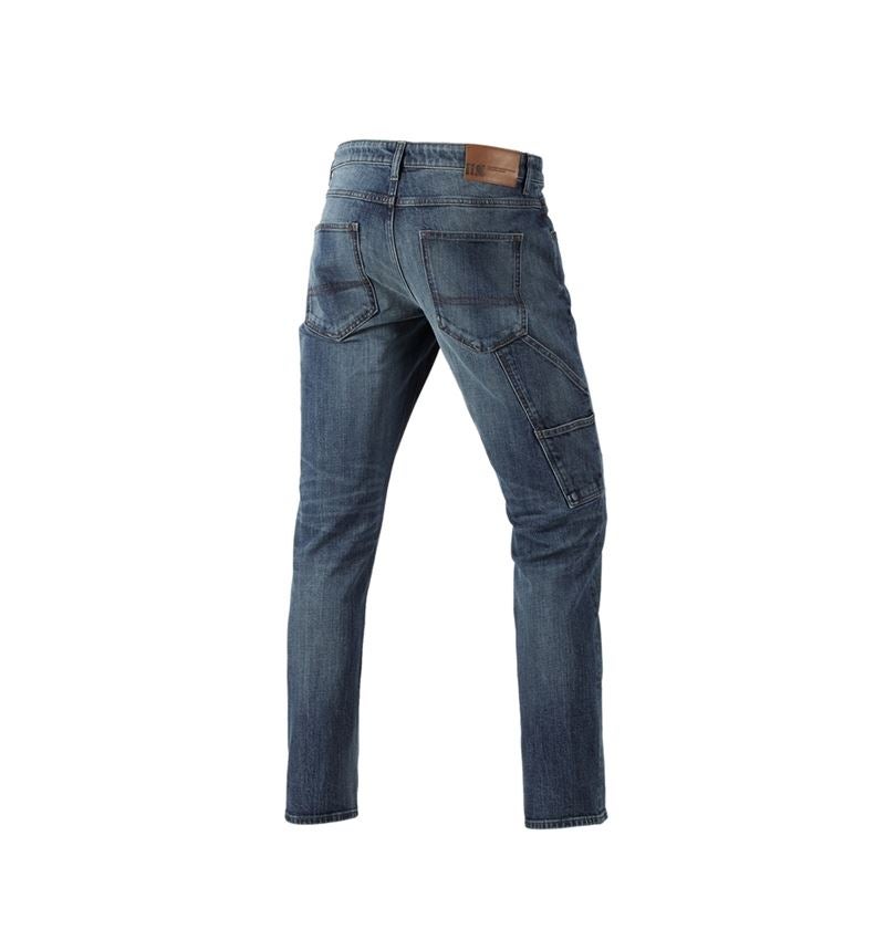 Werkbroeken: e.s. 5-pocket-stretch-jeans met duimstokzakje + mediumwashed 2