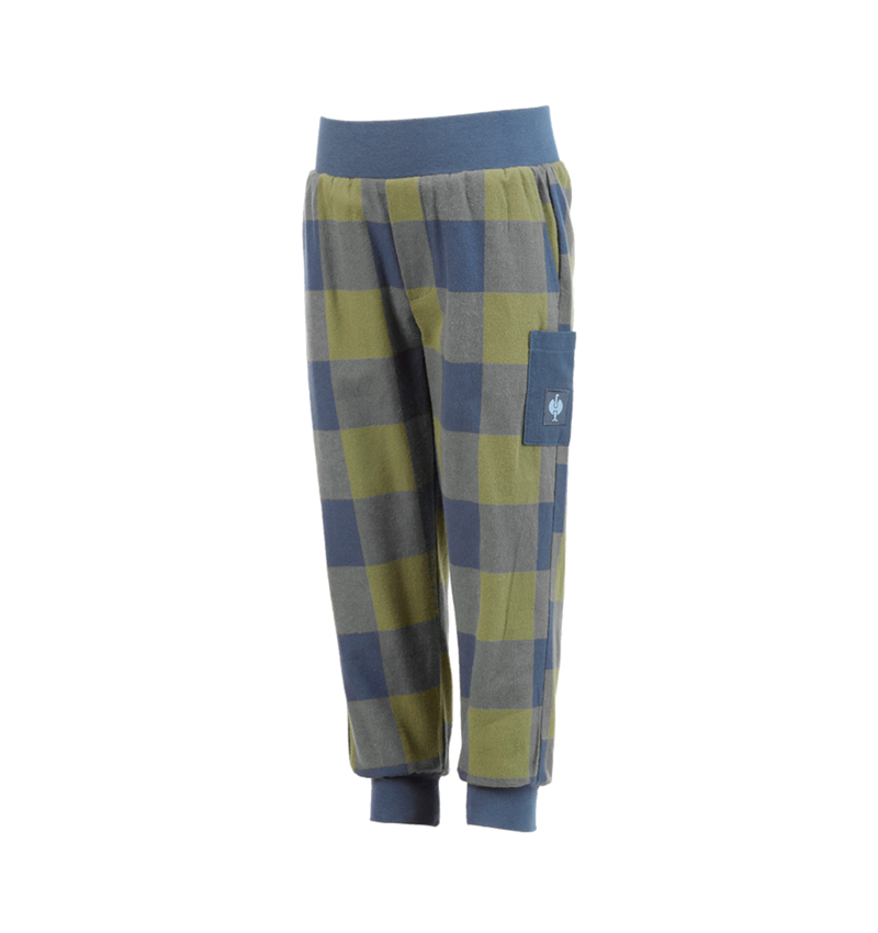 Accessoires: e.s. Pyjama broek, kinderen + berggroen/oxideblauw 6