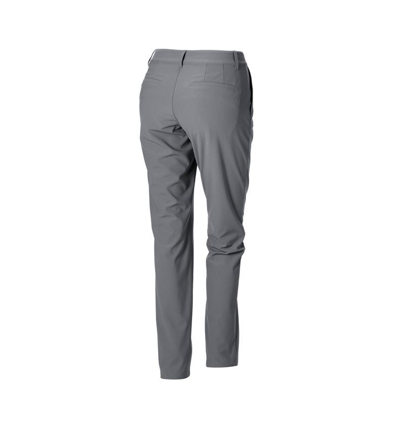 Werkbroeken: Werkbroek Chino e.s.work&travel, dames + bazaltgrijs 5