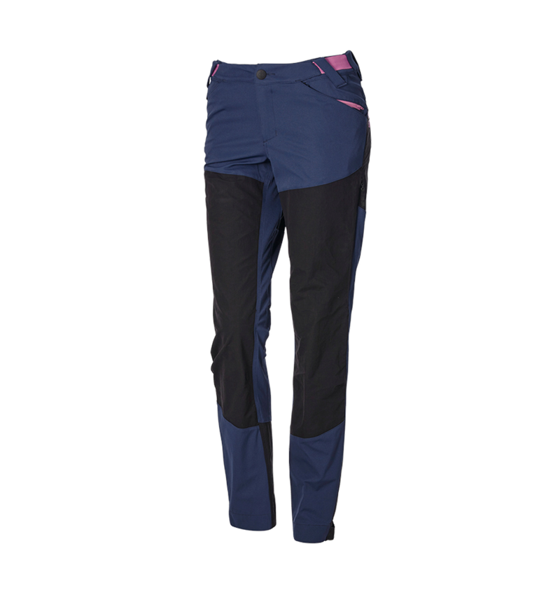 Kleding: Hybrid Functionele broek e.s.trail, dames + diepblauw/tarapink 5