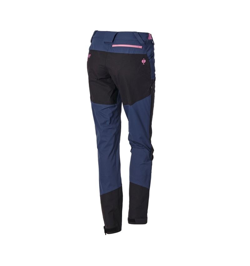 Kleding: Hybrid Functionele broek e.s.trail, dames + diepblauw/tarapink 6