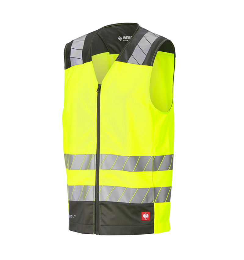 Kleding: Veiligheids-bodywarmer e.s.motion 24/7 + signaalgeel/antraciet 5