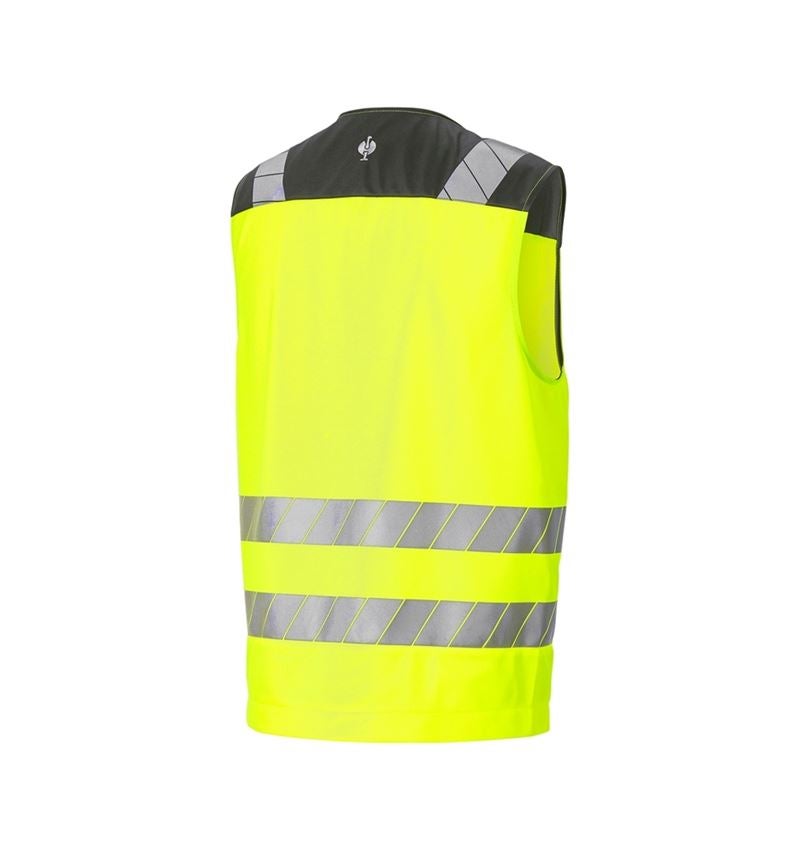 Kleding: Veiligheids-bodywarmer e.s.motion 24/7 + signaalgeel/antraciet 6