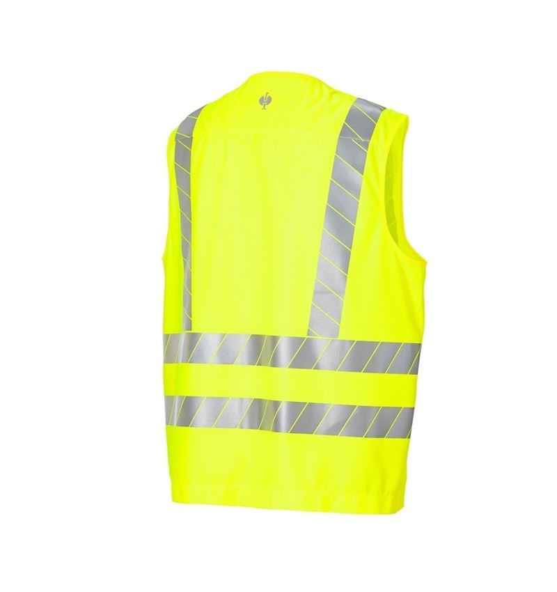 Kleding: Veiligheids-bodywarmer e.s.motion 24/7 uni + signaalgeel 8