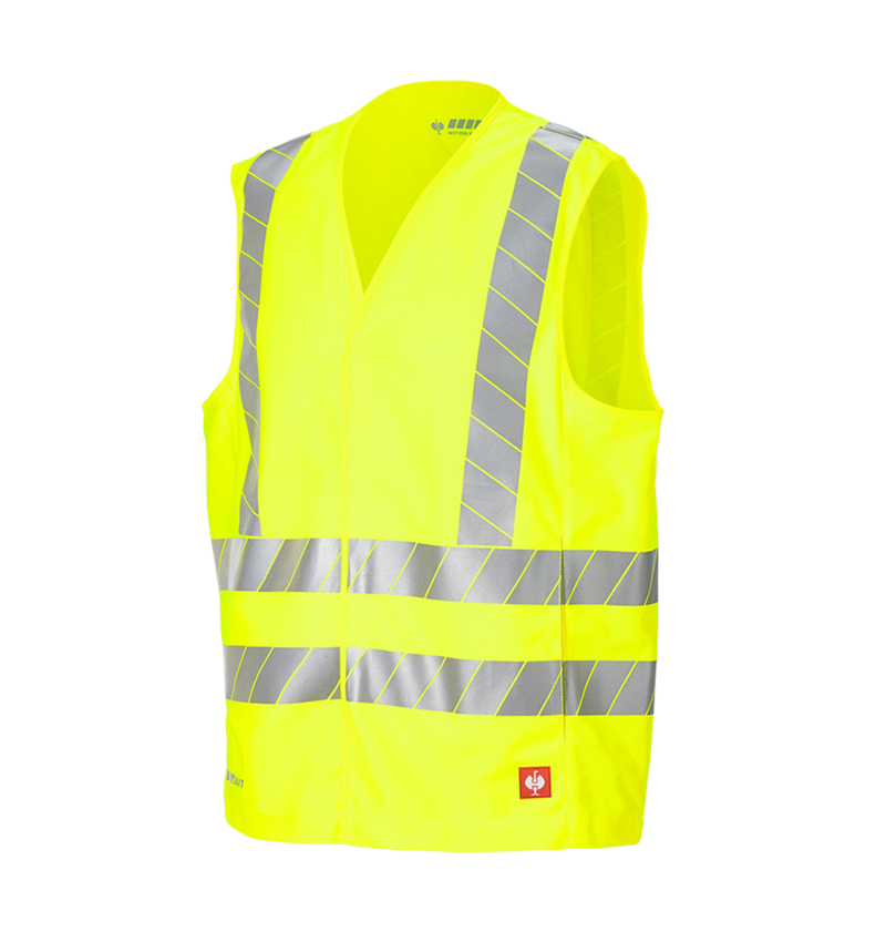 Kleding: Veiligheids-bodywarmer e.s.motion 24/7 uni + signaalgeel 7