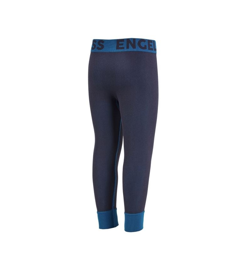 Thermo Ondergoed	: e.s. Functionele-Long Pants seamless-warm,kinderen + donkerblauw 3