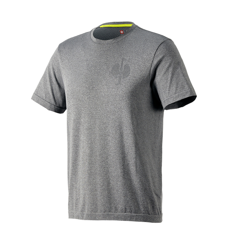 Bovenkleding: T-Shirt seamless  e.s.trail + bazaltgrijs melange 3