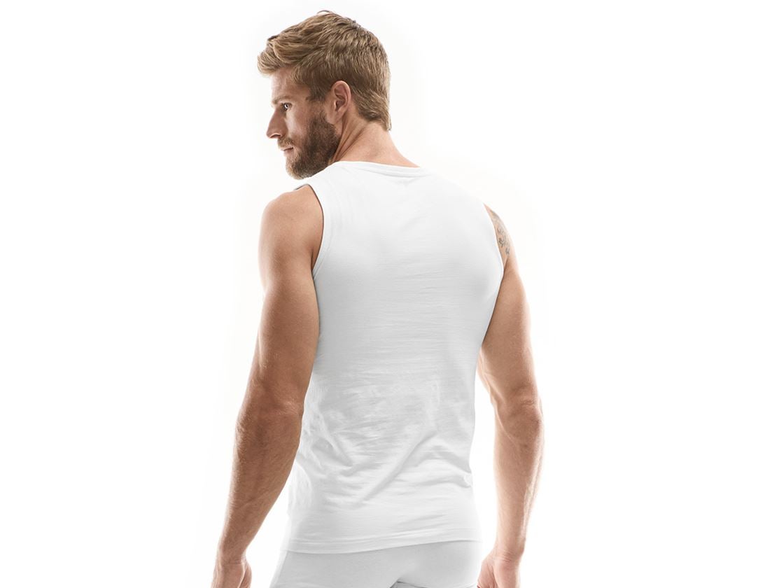 Ondergoed | Thermokleding: e.s. Cotton stretch athletic shirt + wit 1