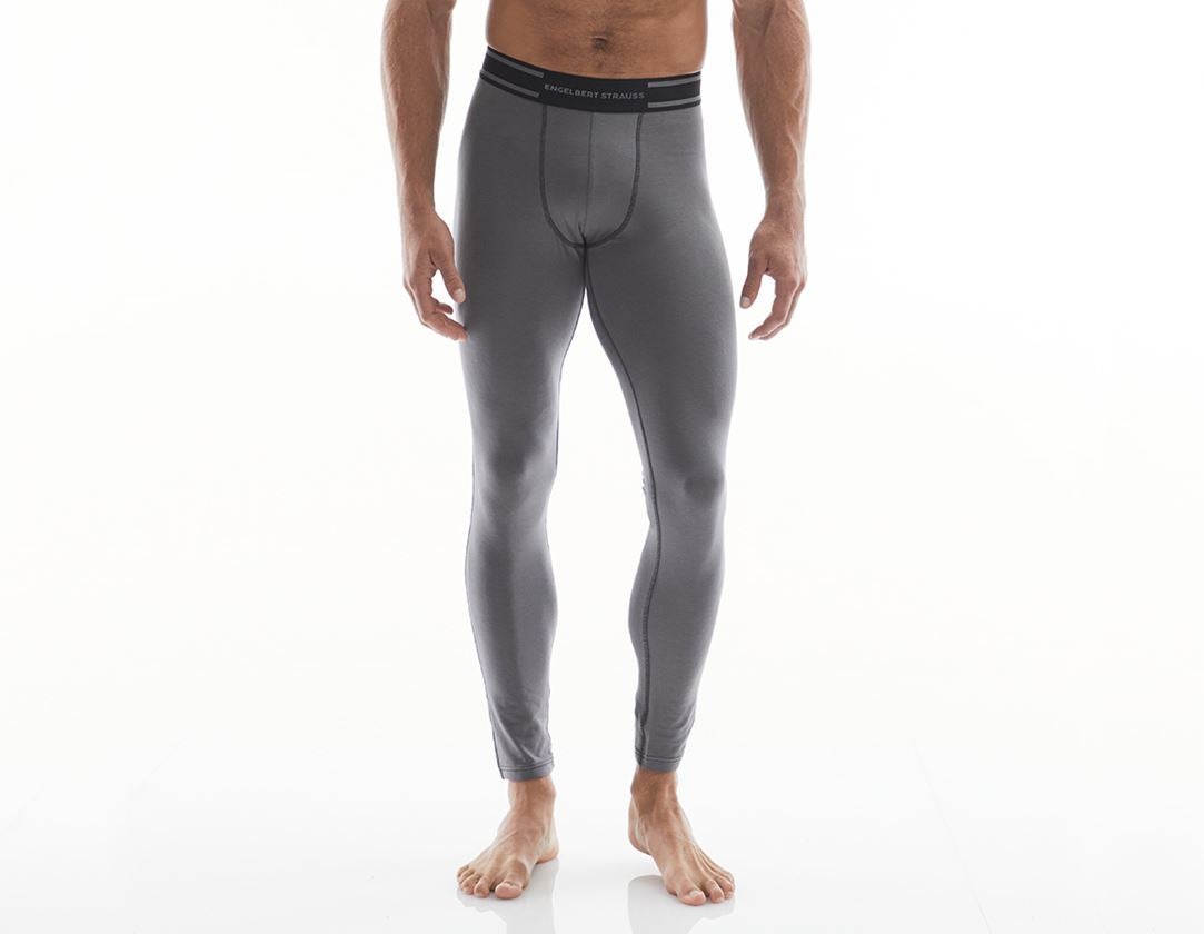 Ondergoed | Thermokleding: e.s. Cotton stretch long boxers + cement