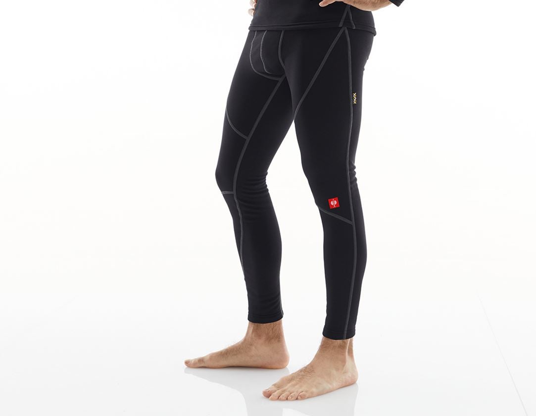 Ondergoed | Thermokleding: e.s. Function-Long Pants thermo stretch-x-warm  + zwart 1