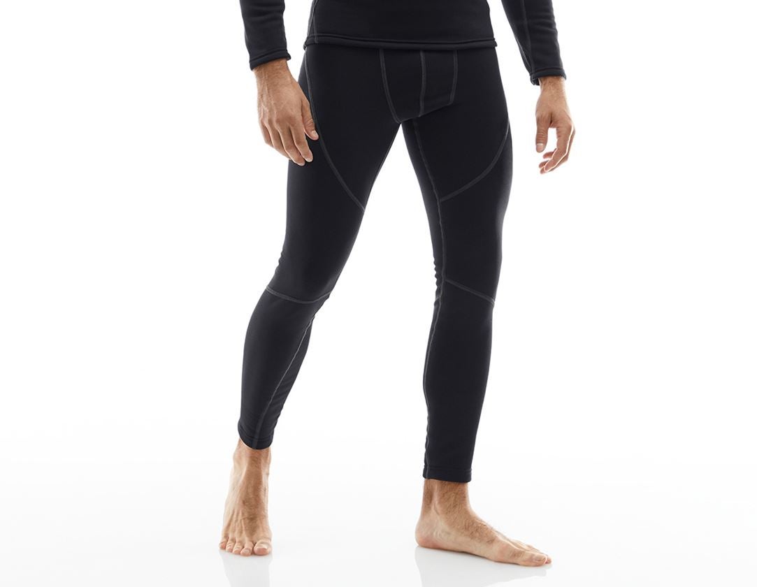 Ondergoed | Thermokleding: e.s. Function-Long Pants thermo stretch-x-warm  + zwart