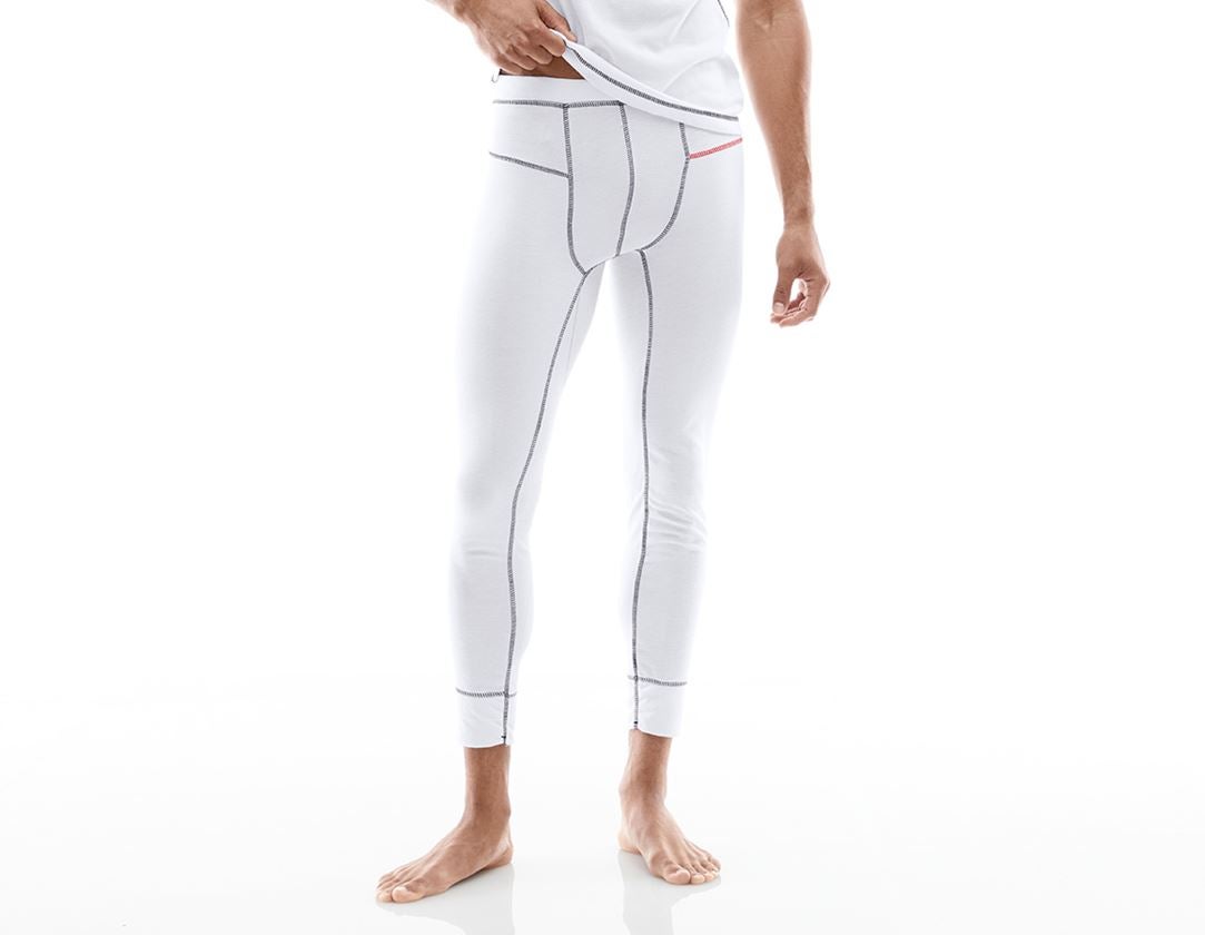Ondergoed | Thermokleding: e.s. Functionele-Long Pants basis-light + wit
