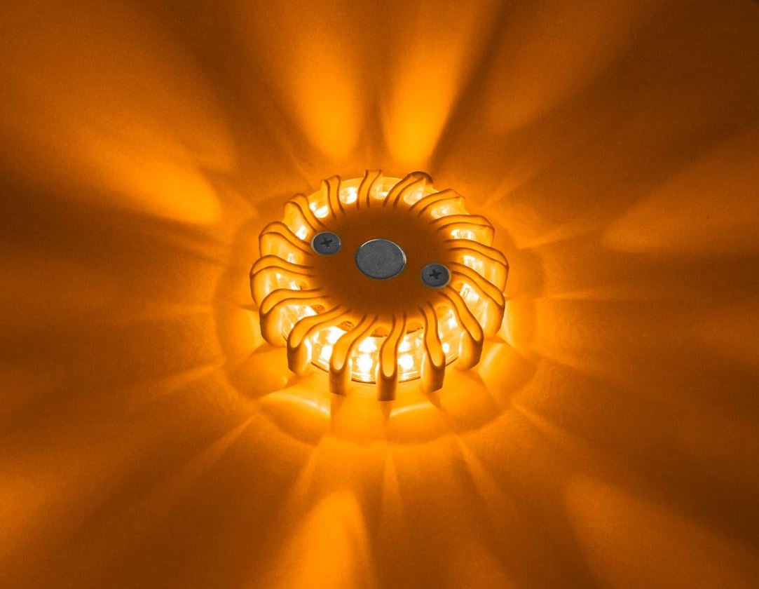 Lampen | verlichting: LED -bouwwaarschuwingslicht + oranje