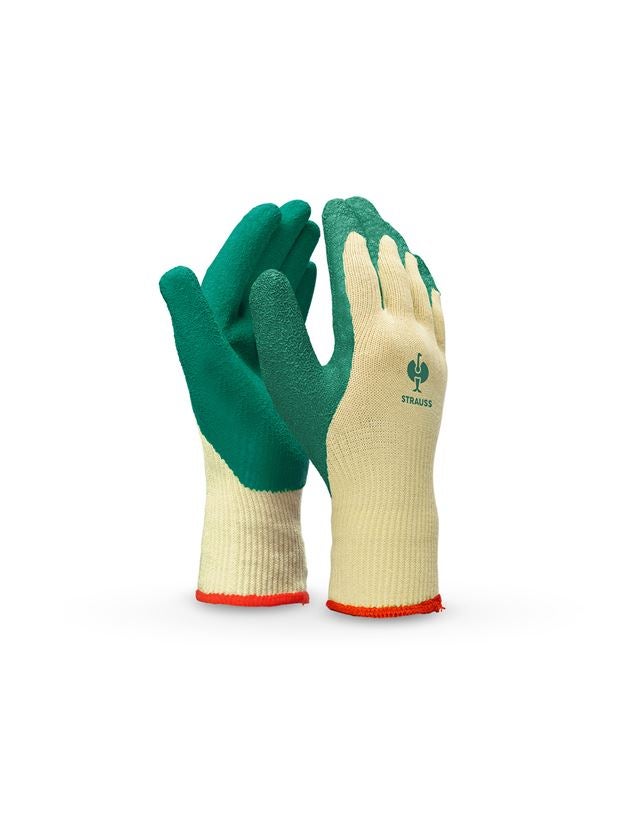 Gecoate: Gebreide latex handschoenen Super Grip