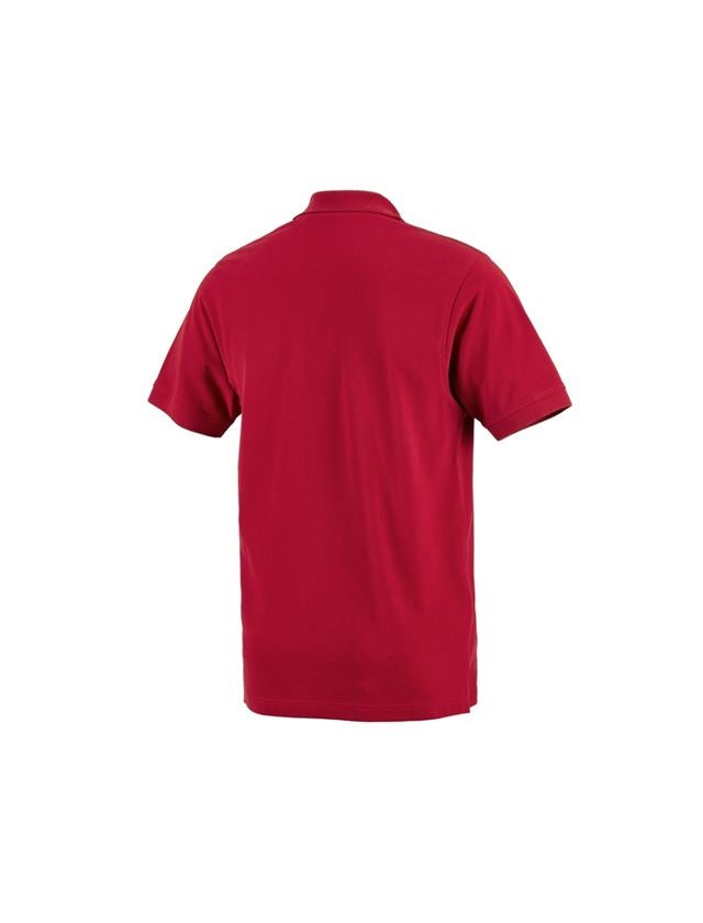 Bovenkleding: e.s. Polo-Shirt cotton Pocket + rood 1