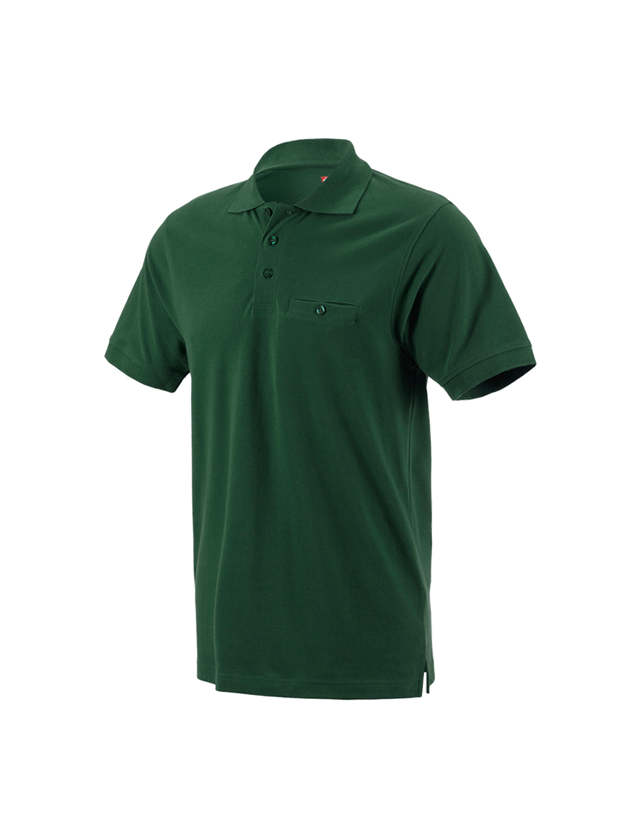 Bovenkleding: e.s. Polo-Shirt cotton Pocket + groen 2