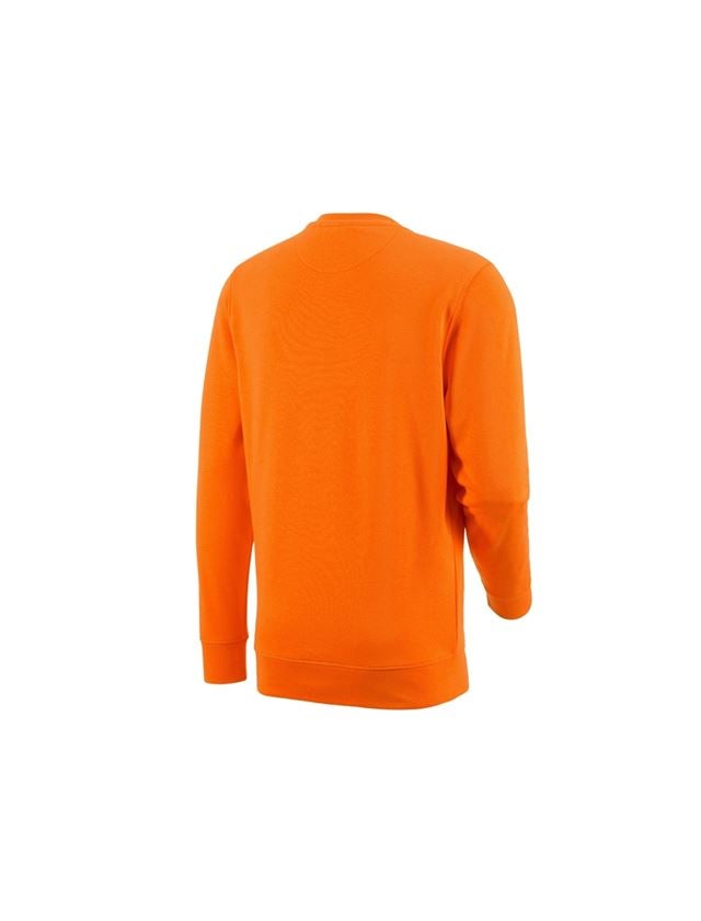 Tuin-/ Land-/ Bosbouw: e.s. Sweatshirt poly cotton + oranje 1