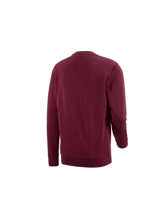 Bovenkleding: e.s. Sweatshirt poly cotton + bordeaux 1