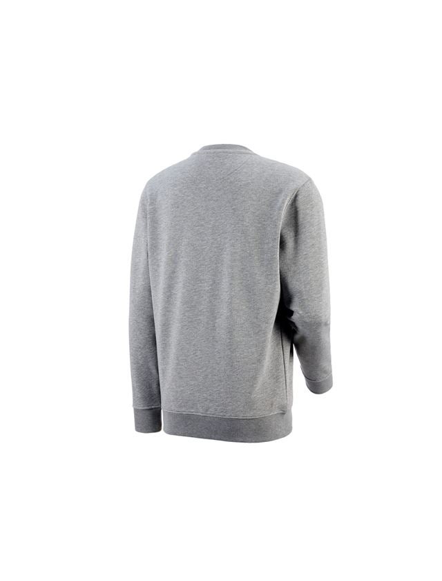 Tuin-/ Land-/ Bosbouw: e.s. Sweatshirt poly cotton + grijs mêlee 1