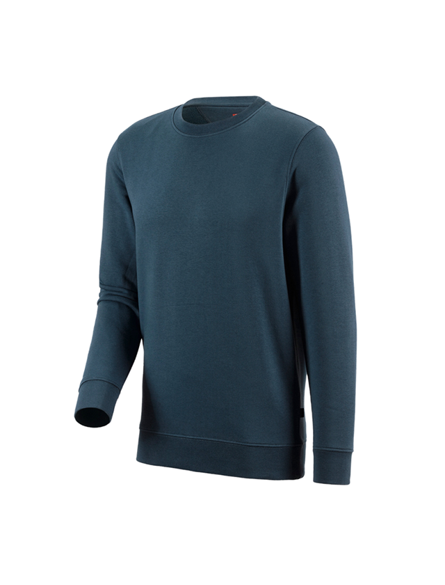 Loodgieter / Installateurs: e.s. Sweatshirt poly cotton + zeeblauw