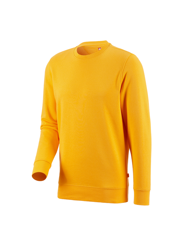 Schrijnwerkers / Meubelmakers: e.s. Sweatshirt poly cotton + geel