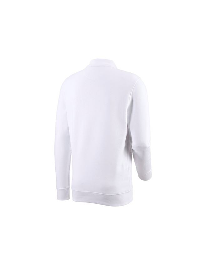 Onderwerpen: e.s. Sweatshirt poly cotton Pocket + wit 1