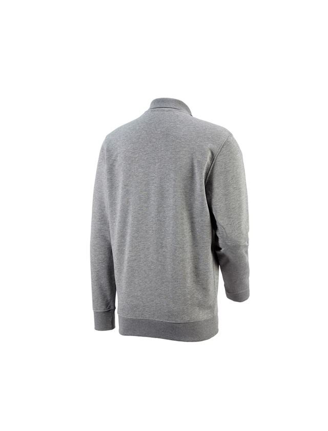 Onderwerpen: e.s. Sweatshirt poly cotton Pocket + grijs mêlee 1