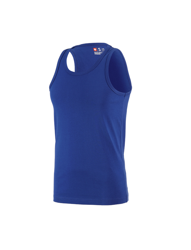 Bovenkleding: e.s. Athletic-Shirt cotton + korenblauw