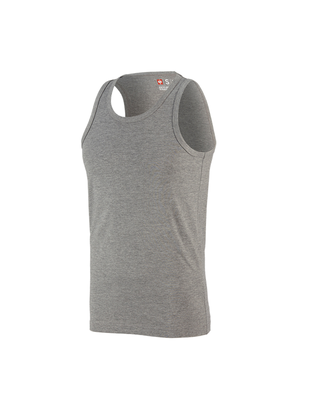 Loodgieter / Installateurs: e.s. Athletic-Shirt cotton + grijs mêlee