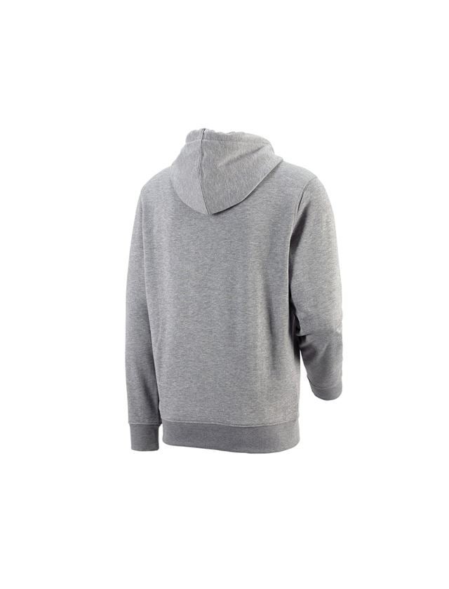 Bovenkleding: e.s. Hoody-Sweatshirt poly cotton + grijs mêlee 2