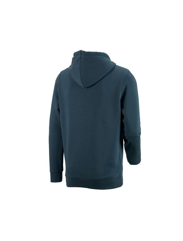 Bovenkleding: e.s. Hoody-Sweatshirt poly cotton + zeeblauw 1