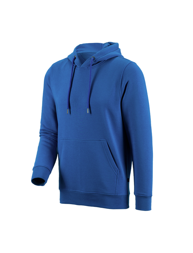 Bovenkleding: e.s. Hoody-Sweatshirt poly cotton + gentiaanblauw 2