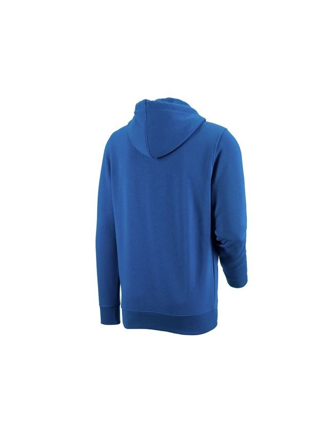 Bovenkleding: e.s. Hoody-Sweatjack poly cotton + gentiaanblauw 1