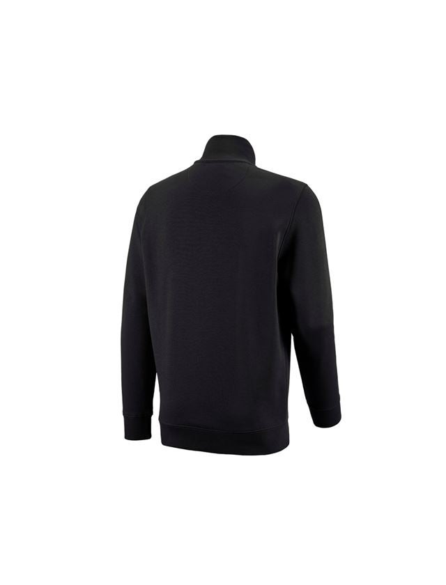 Bovenkleding: e.s. ZIP-Sweatshirt poly cotton + zwart 3