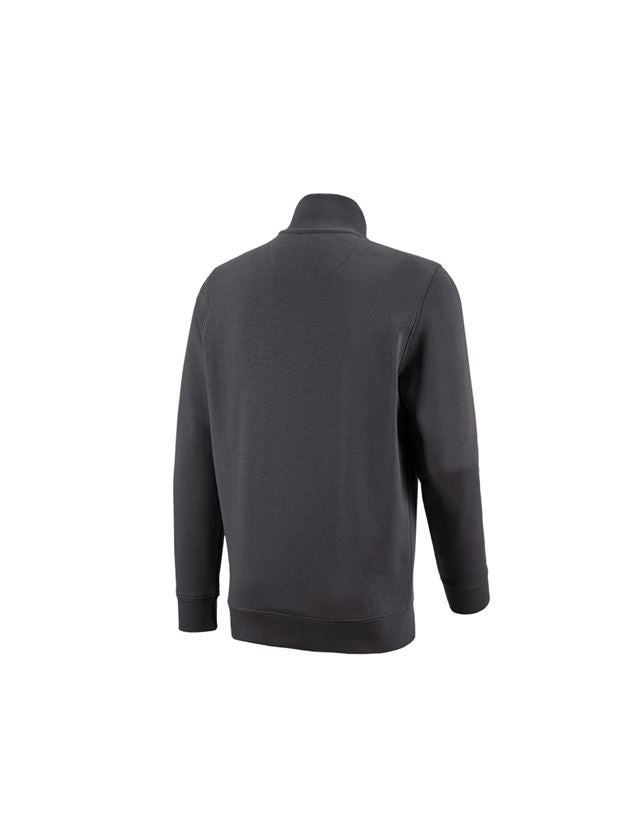 Bovenkleding: e.s. ZIP-Sweatshirt poly cotton + antraciet 2